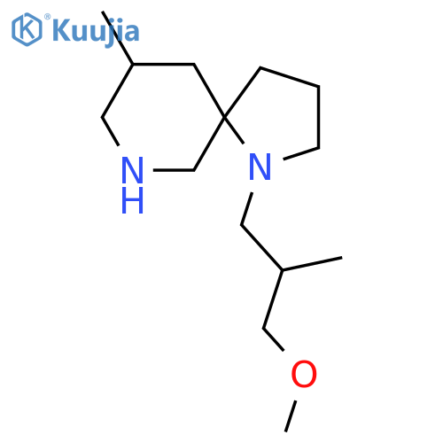 1-(3-methoxy-2-methylpropyl)-9-methyl-1,7-diazaspiro4.5decane structure