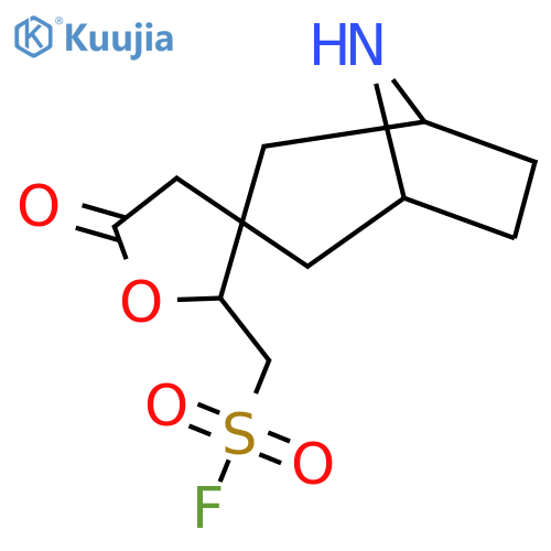 {5'-oxo-8-azaspirobicyclo3.2.1octane-3,3'-oxolane-2'-yl}methanesulfonyl fluoride structure