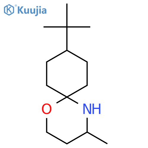 9-tert-butyl-4-methyl-1-oxa-5-azaspiro5.5undecane structure
