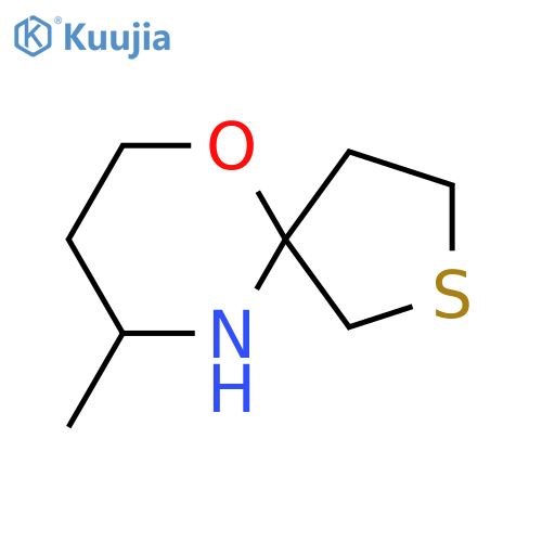 9-methyl-6-oxa-2-thia-10-azaspiro4.5decane structure