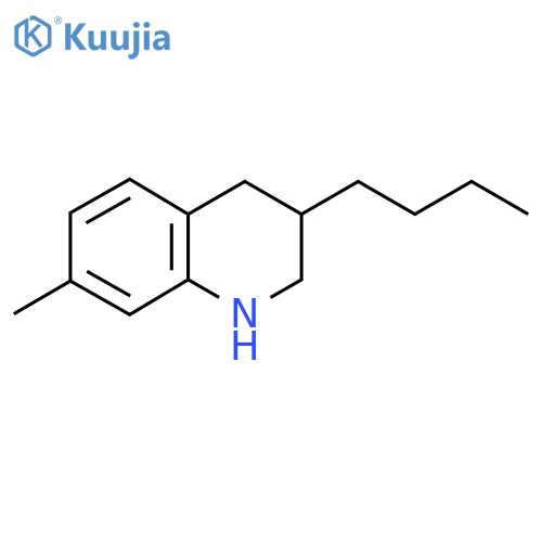 3-butyl-7-methyl-1,2,3,4-tetrahydroquinoline structure