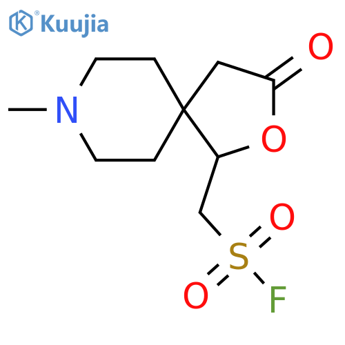 {8-methyl-3-oxo-2-oxa-8-azaspiro4.5decan-1-yl}methanesulfonyl fluoride structure
