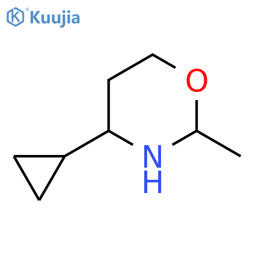 4-cyclopropyl-2-methyl-1,3-oxazinane structure