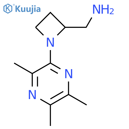 1-(trimethylpyrazin-2-yl)azetidin-2-ylmethanamine structure