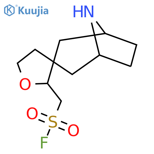 {8-azaspirobicyclo3.2.1octane-3,3'-oxolane-2'-yl}methanesulfonyl fluoride structure