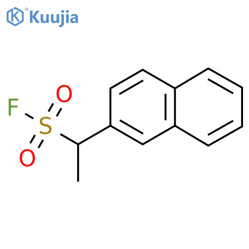 1-(naphthalen-2-yl)ethane-1-sulfonyl fluoride structure