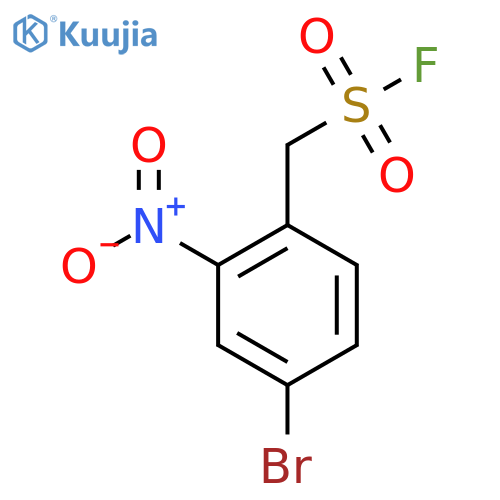 (4-bromo-2-nitrophenyl)methanesulfonyl fluoride structure