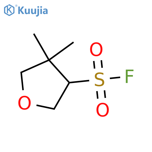4,4-dimethyloxolane-3-sulfonyl fluoride structure