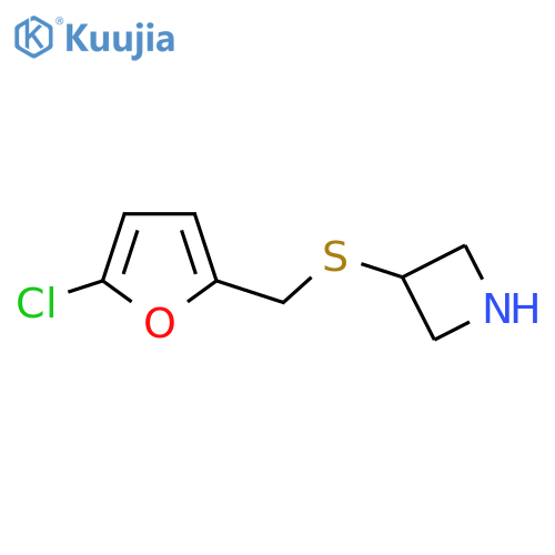 3-{(5-chlorofuran-2-yl)methylsulfanyl}azetidine structure