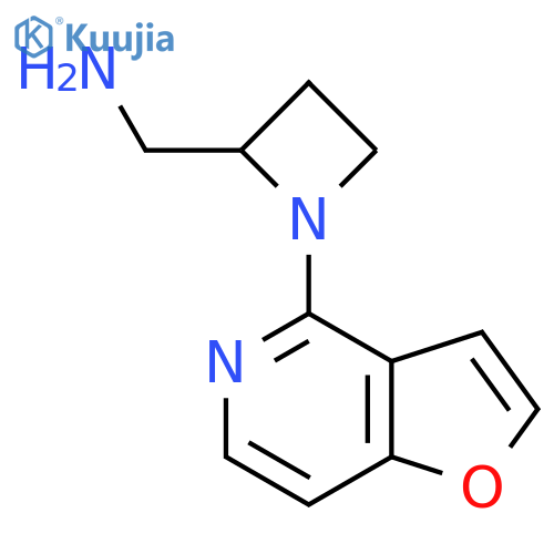 (1-{furo3,2-cpyridin-4-yl}azetidin-2-yl)methanamine structure
