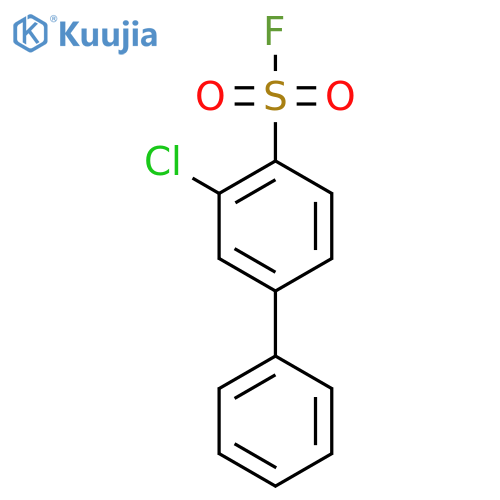 2-chloro-4-phenylbenzene-1-sulfonyl fluoride structure