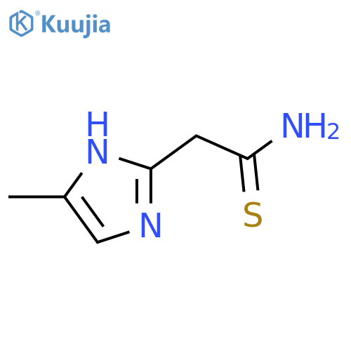 2-(4-methyl-1H-imidazol-2-yl)ethanethioamide structure