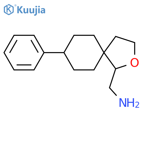 {8-phenyl-2-oxaspiro4.5decan-1-yl}methanamine structure