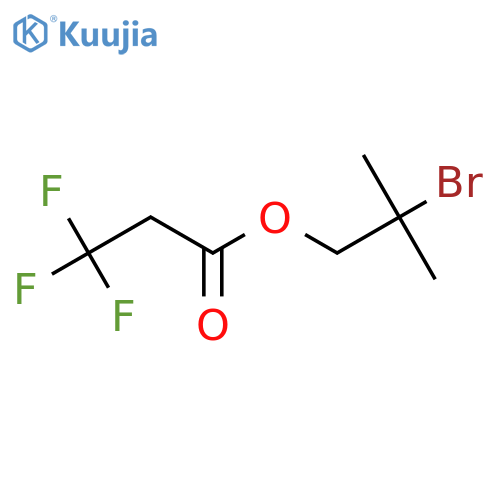 2-bromo-2-methylpropyl 3,3,3-trifluoropropanoate structure