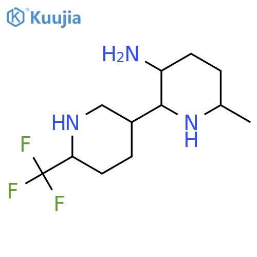 6-methyl-2-6-(trifluoromethyl)piperidin-3-ylpiperidin-3-amine structure