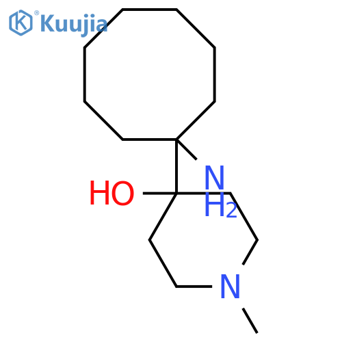 4-(1-aminocyclooctyl)-1-methylpiperidin-4-ol structure