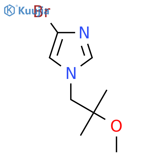 4-bromo-1-(2-methoxy-2-methylpropyl)-1H-imidazole structure