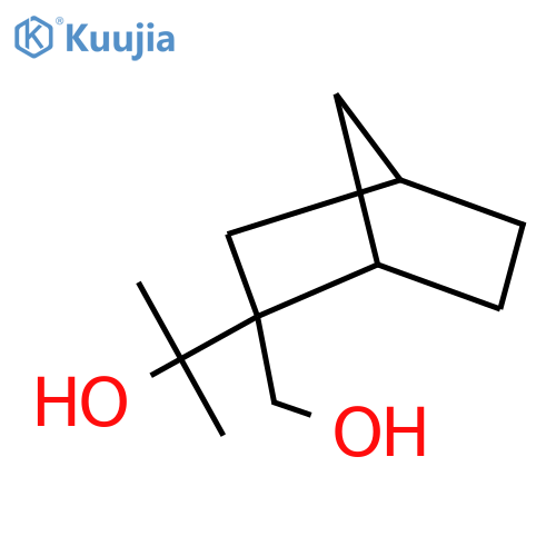 2-2-(hydroxymethyl)bicyclo2.2.1heptan-2-ylpropan-2-ol structure