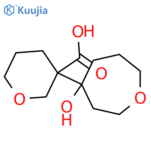3-(4-hydroxyoxepan-4-yl)oxane-3-carboxylic acid structure