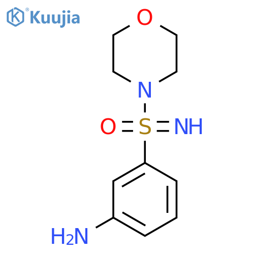 (3-aminophenyl)(morpholin-4-yl)imino-lambda6-sulfanylone structure