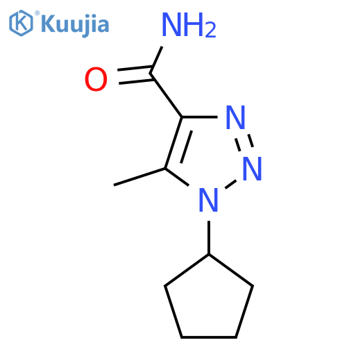 1-cyclopentyl-5-methyl-1H-1,2,3-triazole-4-carboxamide structure