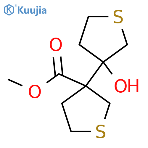 methyl 3-(3-hydroxythiolan-3-yl)thiolane-3-carboxylate structure