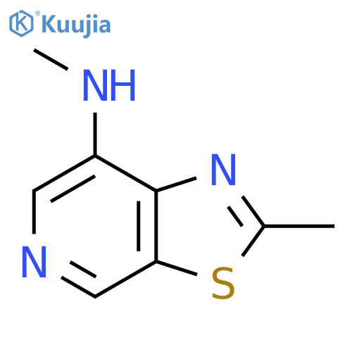 N,2-dimethyl-1,3thiazolo5,4-cpyridin-7-amine structure