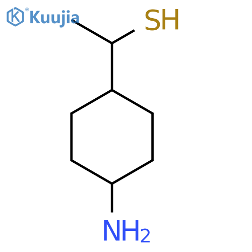 1-(4-aminocyclohexyl)ethane-1-thiol structure