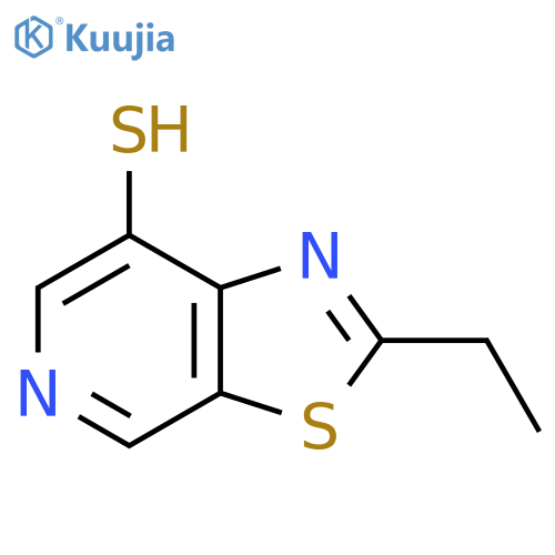 2-ethyl-1,3thiazolo5,4-cpyridine-7-thiol structure