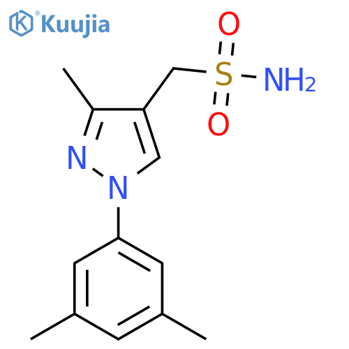 1-(3,5-dimethylphenyl)-3-methyl-1H-pyrazol-4-ylmethanesulfonamide structure