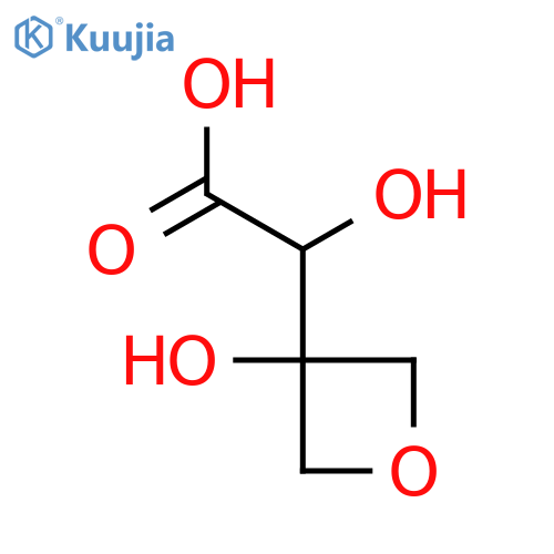 2-hydroxy-2-(3-hydroxyoxetan-3-yl)acetic acid structure