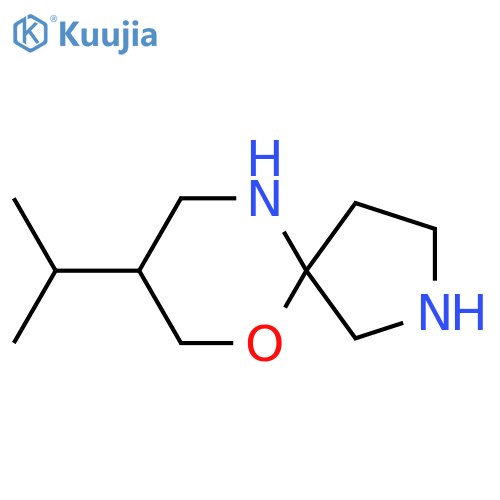 8-(propan-2-yl)-6-oxa-2,10-diazaspiro4.5decane structure