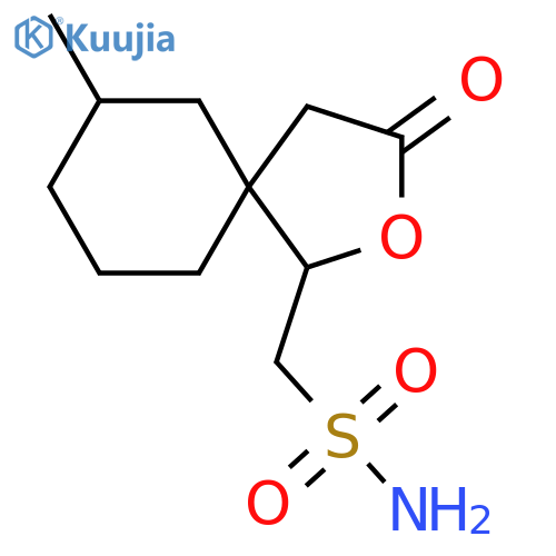 {7-methyl-3-oxo-2-oxaspiro4.5decan-1-yl}methanesulfonamide structure
