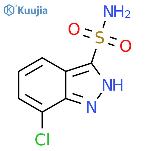7-chloro-1H-indazole-3-sulfonamide structure