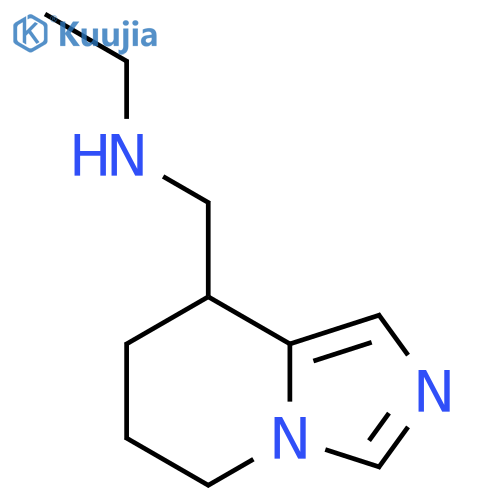 ethyl({5H,6H,7H,8H-imidazo1,5-apyridin-8-ylmethyl})amine structure