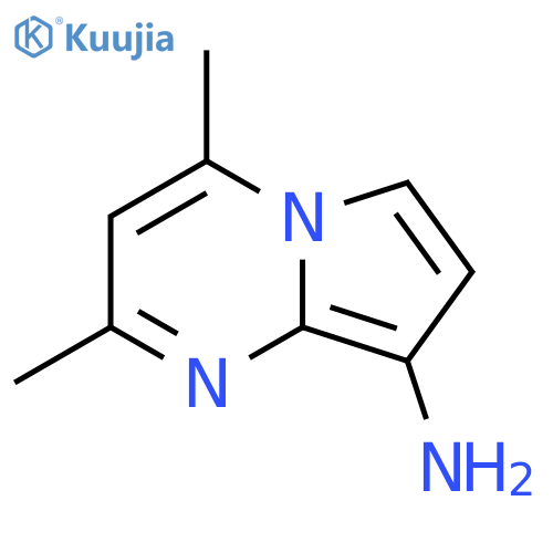 2,4-dimethylpyrrolo1,2-apyrimidin-8-amine structure