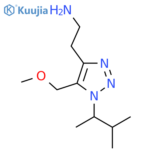2-5-(methoxymethyl)-1-(3-methylbutan-2-yl)-1H-1,2,3-triazol-4-ylethan-1-amine structure