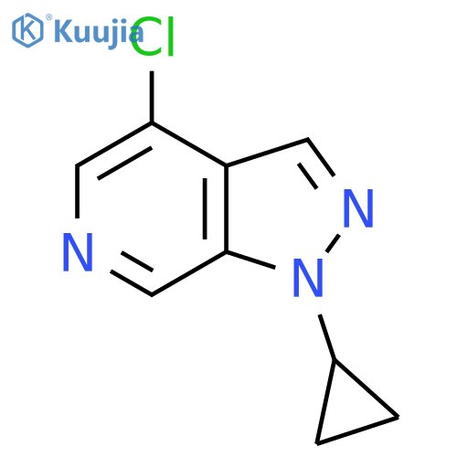 4-chloro-1-cyclopropyl-1H-pyrazolo3,4-cpyridine structure