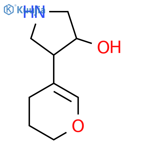 4-(3,4-dihydro-2H-pyran-5-yl)pyrrolidin-3-ol structure