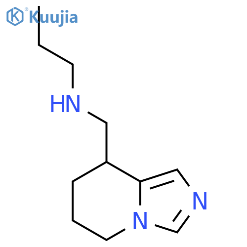 {5H,6H,7H,8H-imidazo1,5-apyridin-8-ylmethyl}(propyl)amine structure