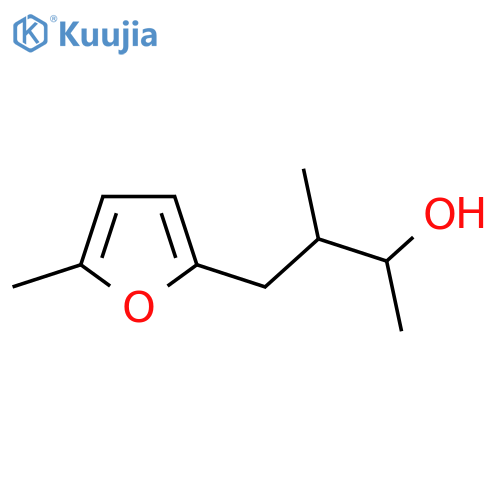 3-methyl-4-(5-methylfuran-2-yl)butan-2-ol structure