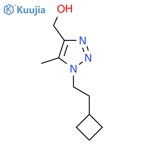 1-(2-cyclobutylethyl)-5-methyl-1H-1,2,3-triazol-4-ylmethanol structure