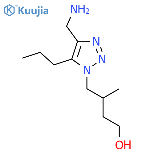 4-4-(aminomethyl)-5-propyl-1H-1,2,3-triazol-1-yl-3-methylbutan-1-ol structure