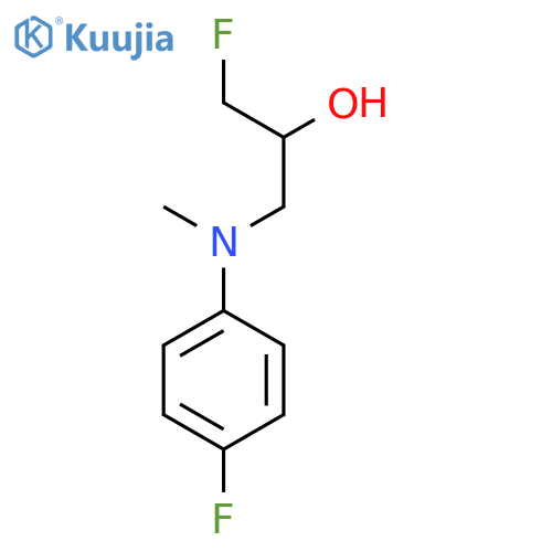 1-fluoro-3-(4-fluorophenyl)(methyl)aminopropan-2-ol structure