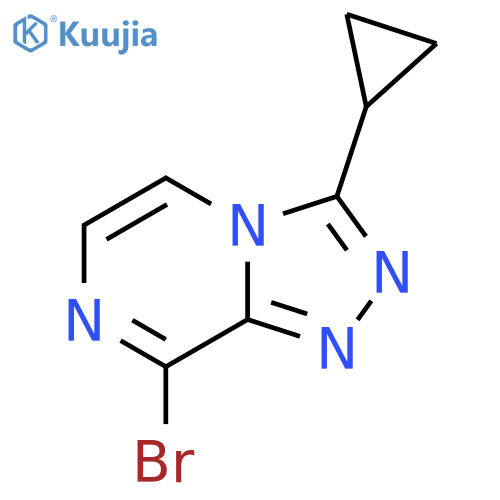 8-bromo-3-cyclopropyl-1,2,4triazolo4,3-apyrazine structure
