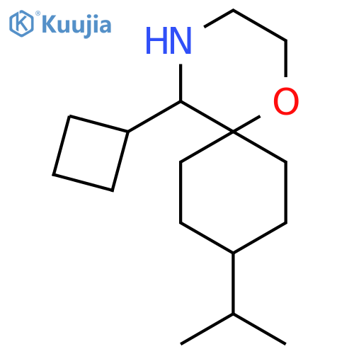 5-cyclobutyl-9-(propan-2-yl)-1-oxa-4-azaspiro5.5undecane structure