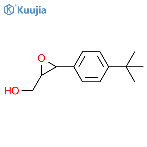 3-(4-tert-butylphenyl)oxiran-2-ylmethanol structure