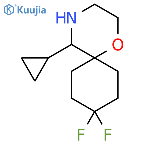 5-cyclopropyl-9,9-difluoro-1-oxa-4-azaspiro5.5undecane structure
