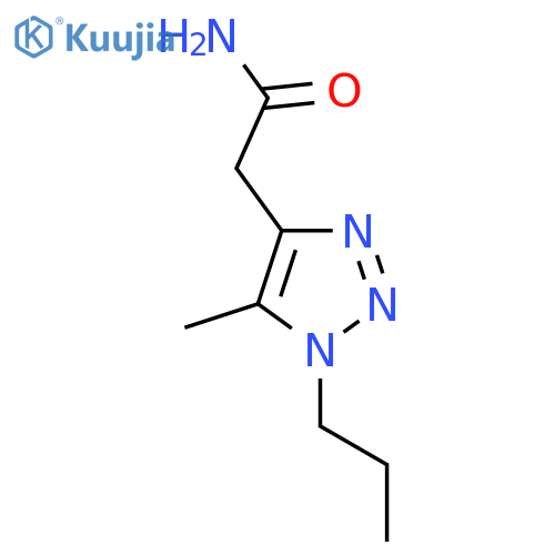 2-(5-methyl-1-propyl-1H-1,2,3-triazol-4-yl)acetamide structure
