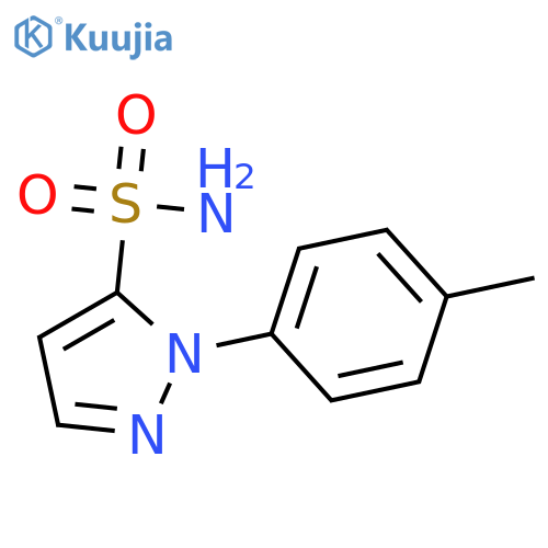 1-(4-methylphenyl)-1H-pyrazole-5-sulfonamide structure